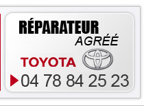 R&eacute;parateur agr&eacute;&eacute; Toyota